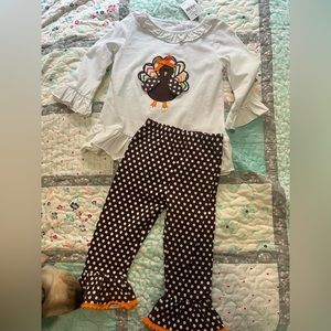 Girls 2T Thanksgiving outfit